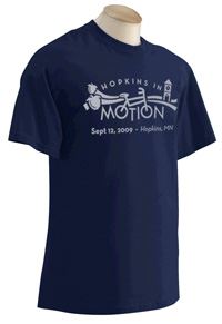 Hopkins in Motion 2009 Navy T-shirt