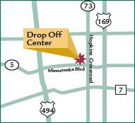 Map of Drop-Off Center