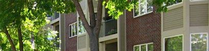 Apartment Building and Trees