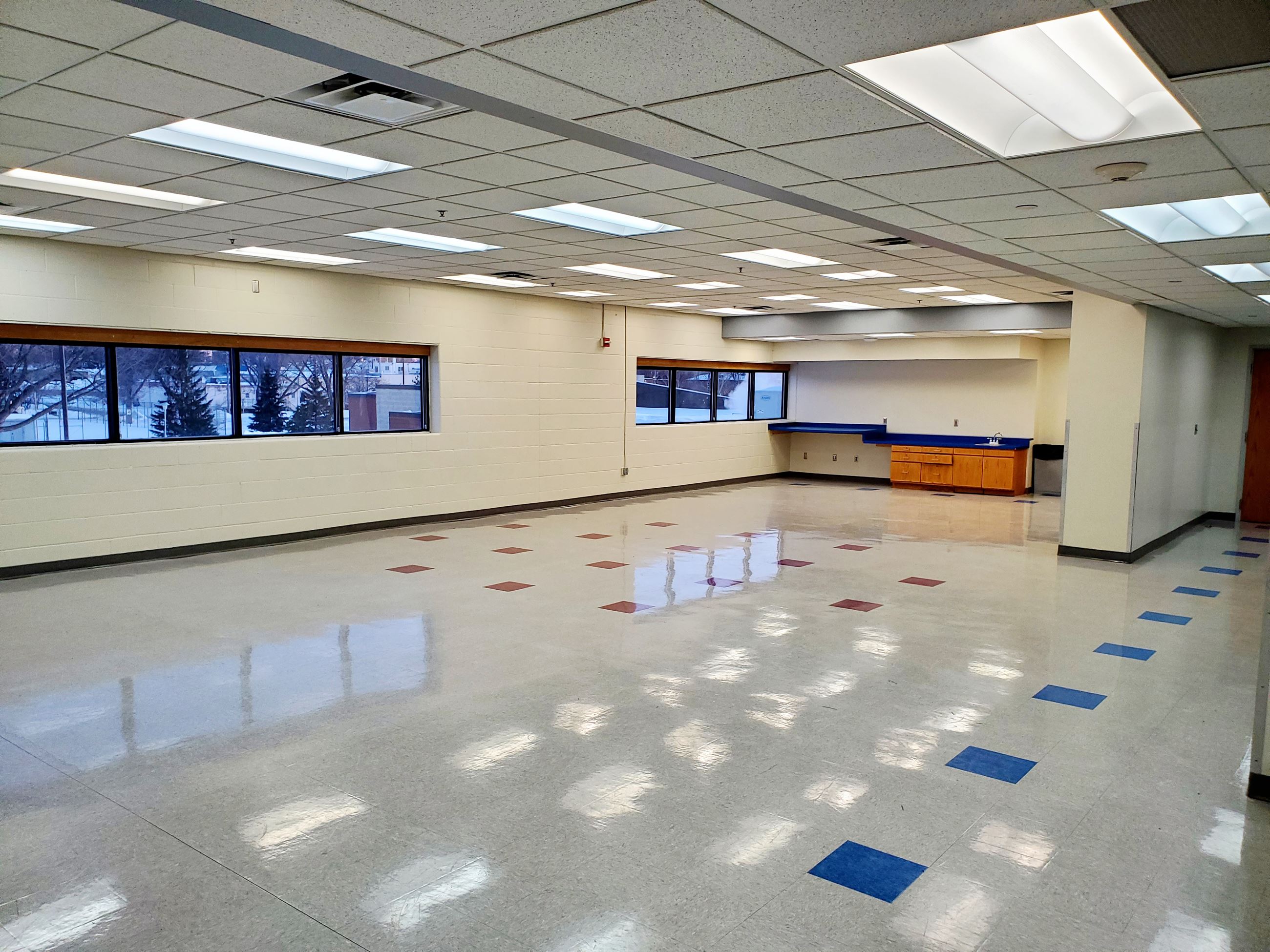 An empty Pavilion Meeting Room 203